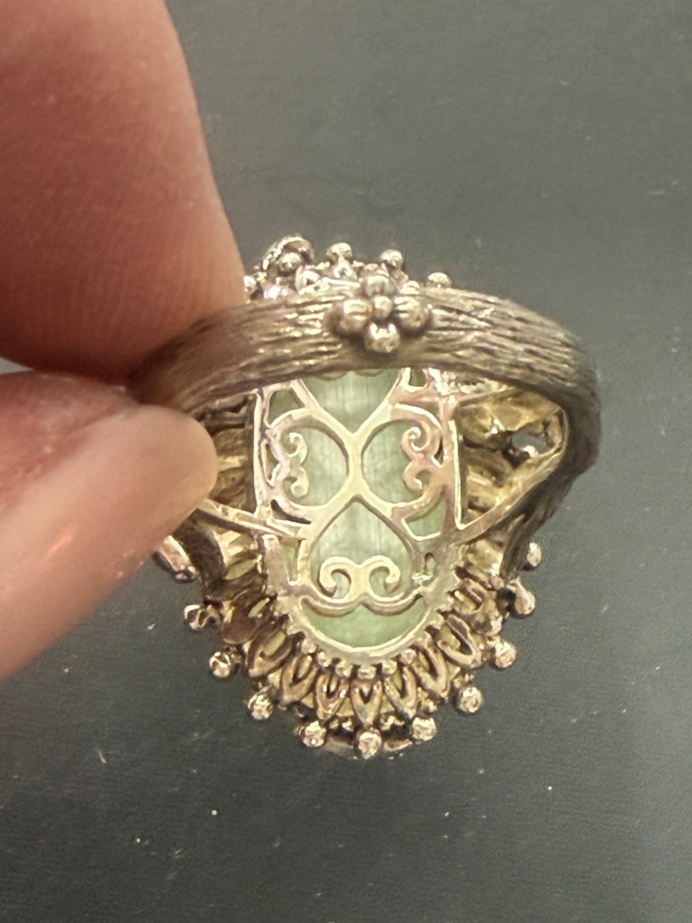 Barbara Bixby Sterling & 18K Garden Multi Gemstone Ring - Picture 5 of 7